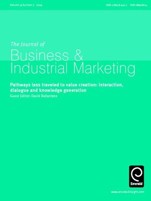 cover image of Journal of Business & Industrial Marketing, Volume 19, Issue 2